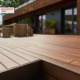 Deck de bambú para exteriores